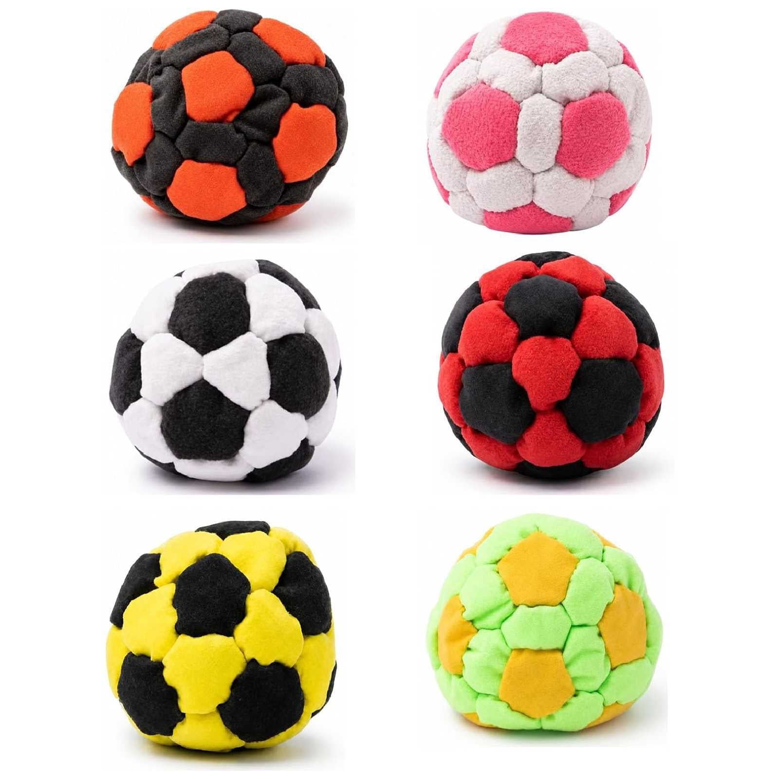 6PCS Knitted Hacky Sack